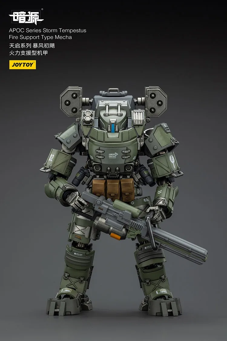 

JOYTOY Dark Source APOC Series Storm Tempestus Fire Support Type Mecha Action Figures Doll Decoration Collection Gift Original