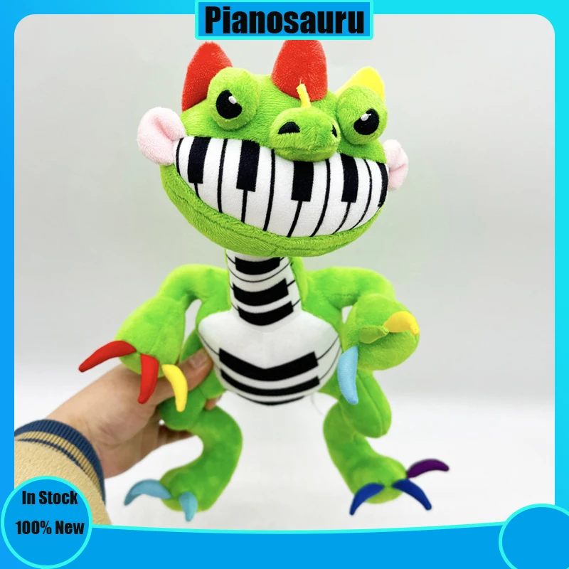 

In Stock Pianosaurus Plush Anime Nightmare Critters Yarnaby Plushie Soft Doey Stuffed Huggy Wuggy Pillow Doll Custom Toy Gift