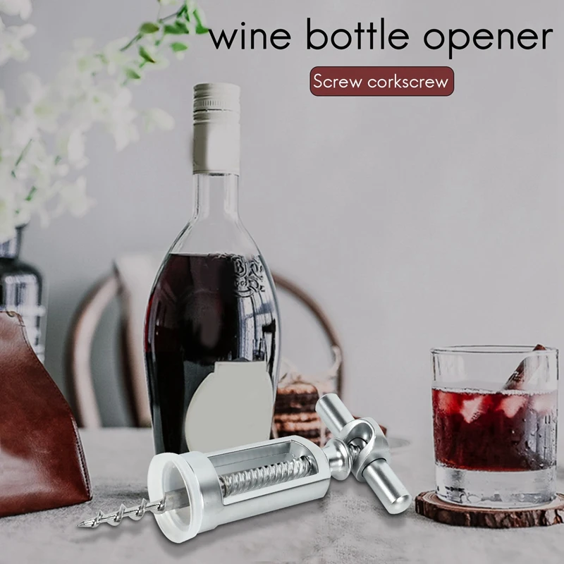 Ouvre-bouteille tire-bouchon ouvre-bouteille en métal robuste ouvre-bouteille de luxe pour la maison Restaurant Bar