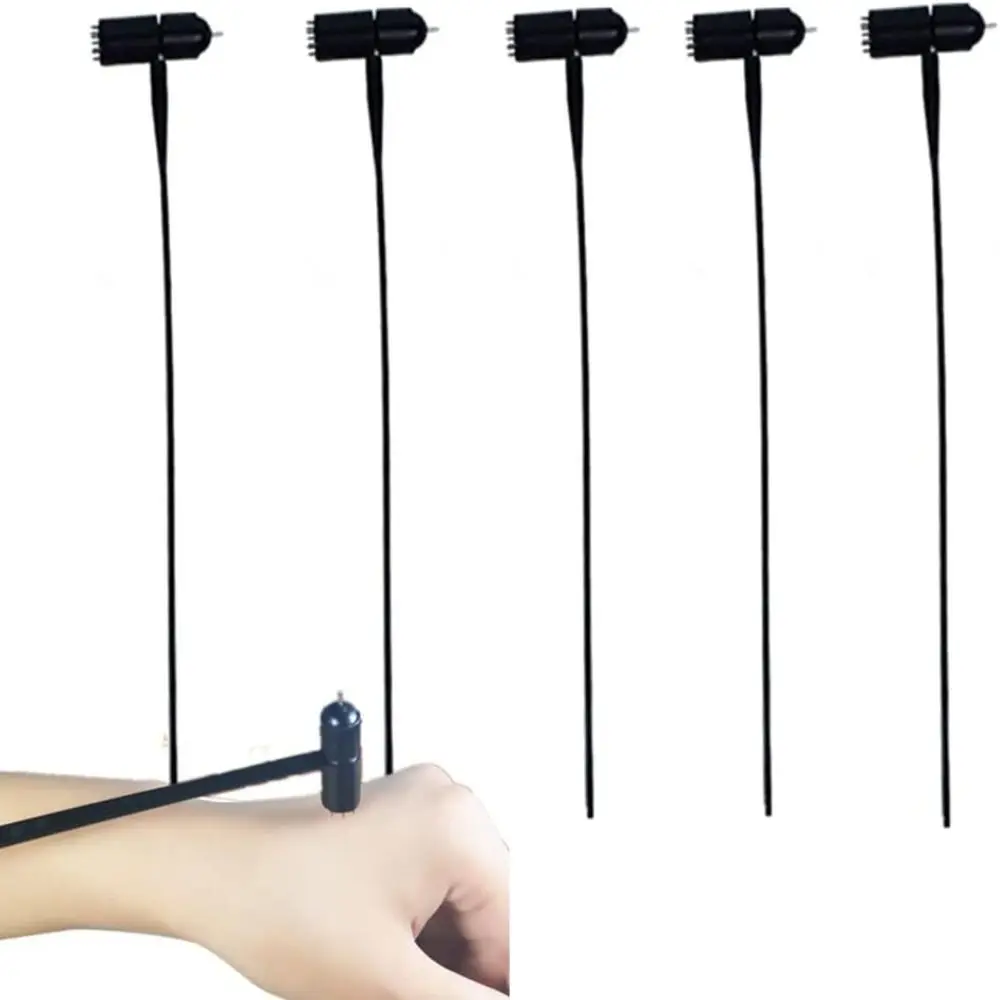 Plastic 7 Star Needle Single Head Portable Plum Blossom Dermal Hammer Double Head Plum Blossom Shaped Blood Hammer for Home Use