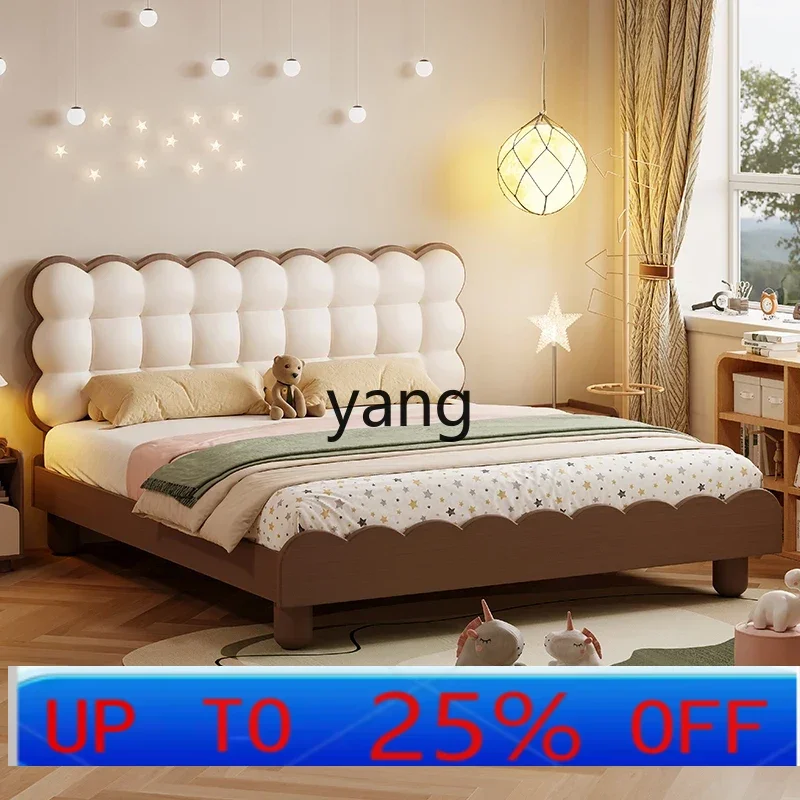 

LTT Solid Wood Princess Bed Simple Modern Children's Room Biscuit Bed