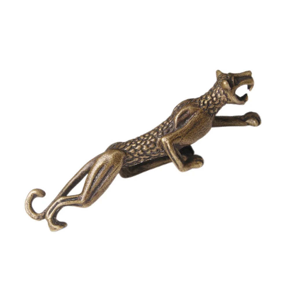 

Cheetah Figurine Decorative Home Office Accessories Tabletop nament Unique Design Wear Resistance Brass Craft