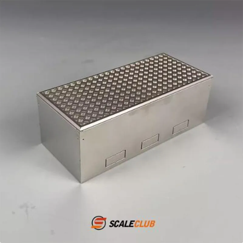 Scaleclub 1/14 Truck Trailer Railboard Car Battery Box Toolbox Ballast Bucket Toolbox LESU truck model