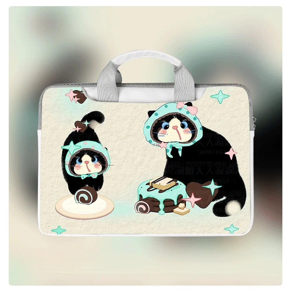 

Cute Cat Print Laptop Bag Cover Laptop Case for Macbook Case 12 13 14 15 16 Inch Macbook Air Storage Bag Briefcase Holiday Gift