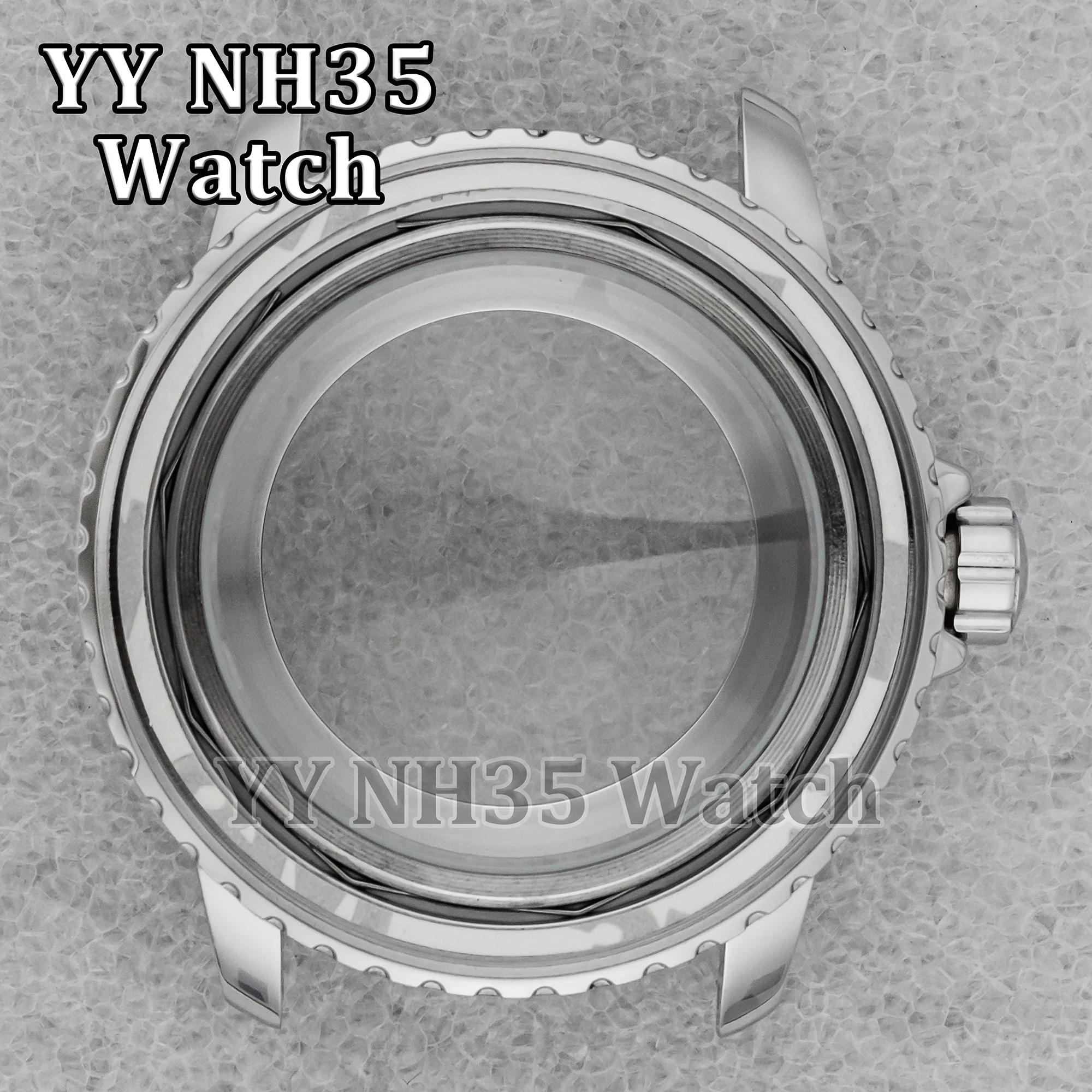 

NH35 Case 45mm Watch Case for Fifty Fathoms High Quality Solid Stainless Steel Water Resistant Case fit NH35 Automatic Movement