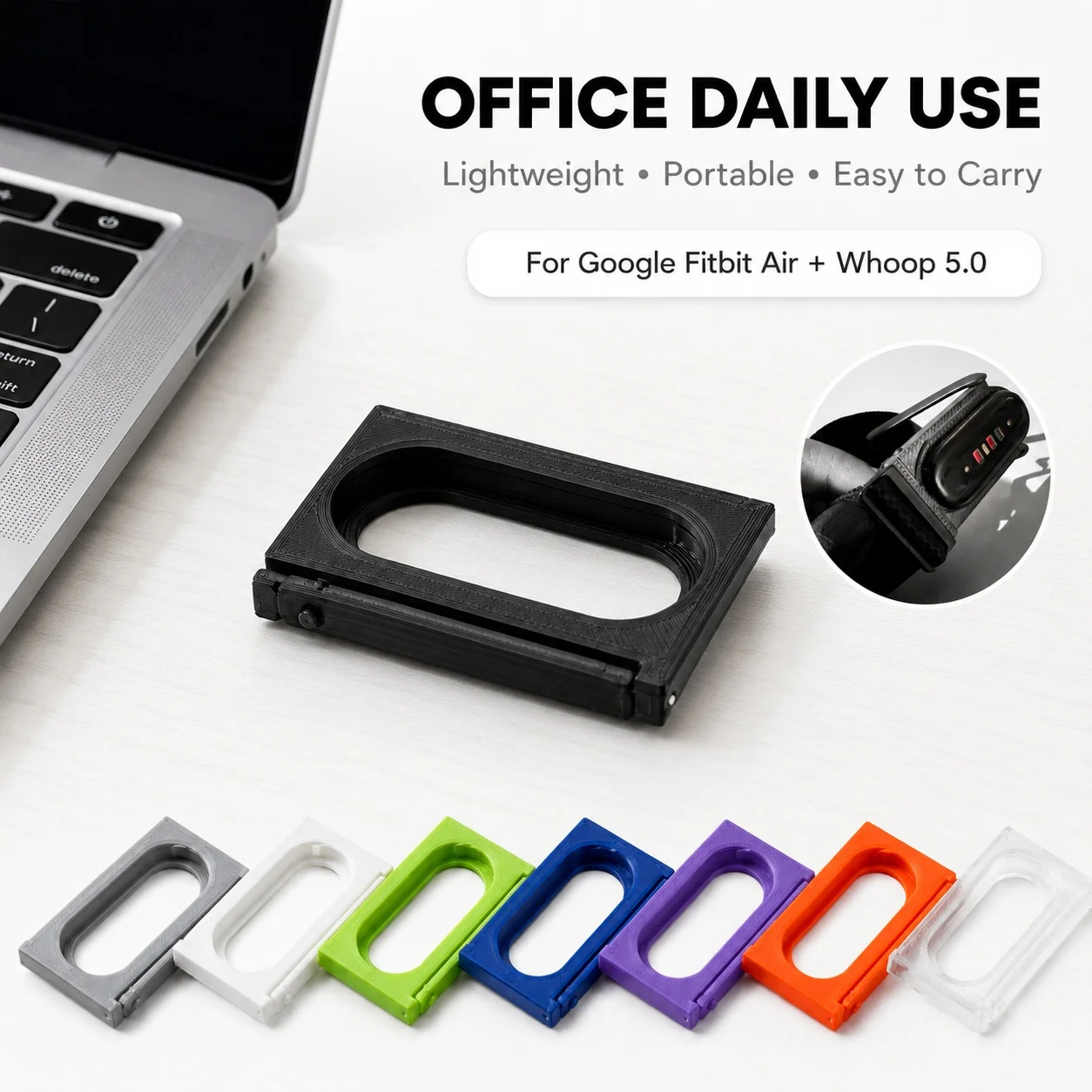 Plastic Combo Support Frame For Google Fitbit Air For Whoop 5 0 Watch Adapter Connector Creative Modification Wearable Accessory
