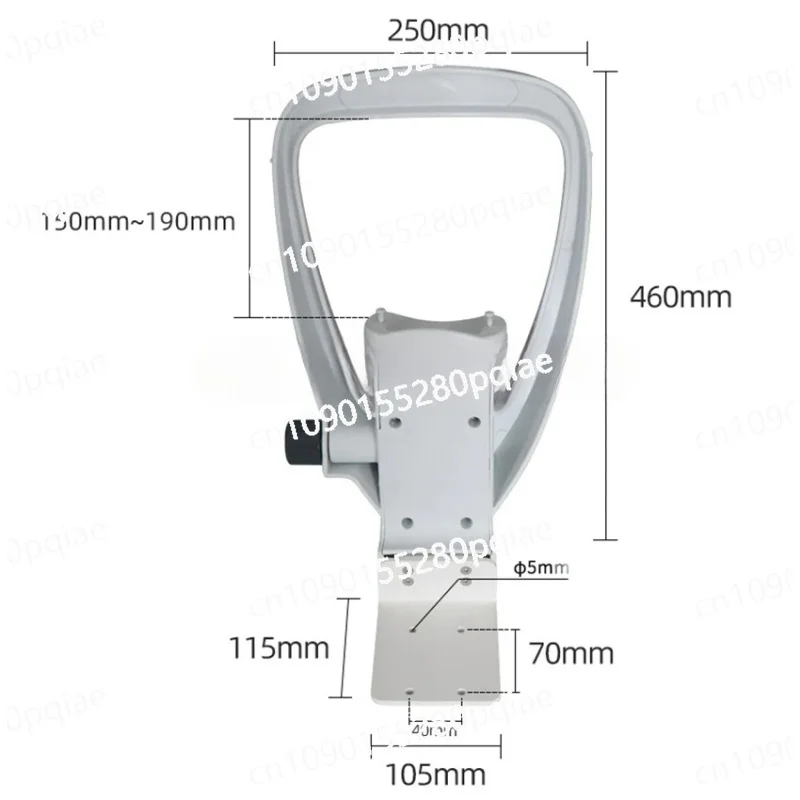 Optical Instrument Chin Rest Forehead Bracket Set for Auto Refractometer and Other Devices CR-11