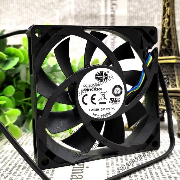 جديد FA08015M12LPA 8015 12 فولت 0.45A 4PWM وحدة المعالجة المركزية مروحة التبريد مجموعة تجميع