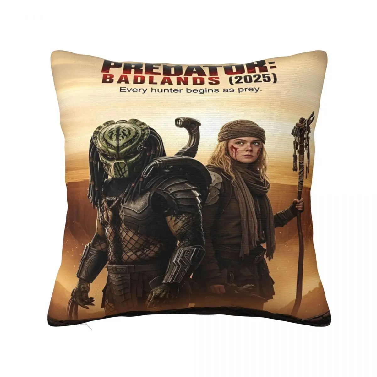 المفترس: Badlands المخدة ميرش الطباعة غطاء وسادة بوليستر غطاء وسادة للديكور غطاء المنزل مربع 18 "متعدد الحجم #2