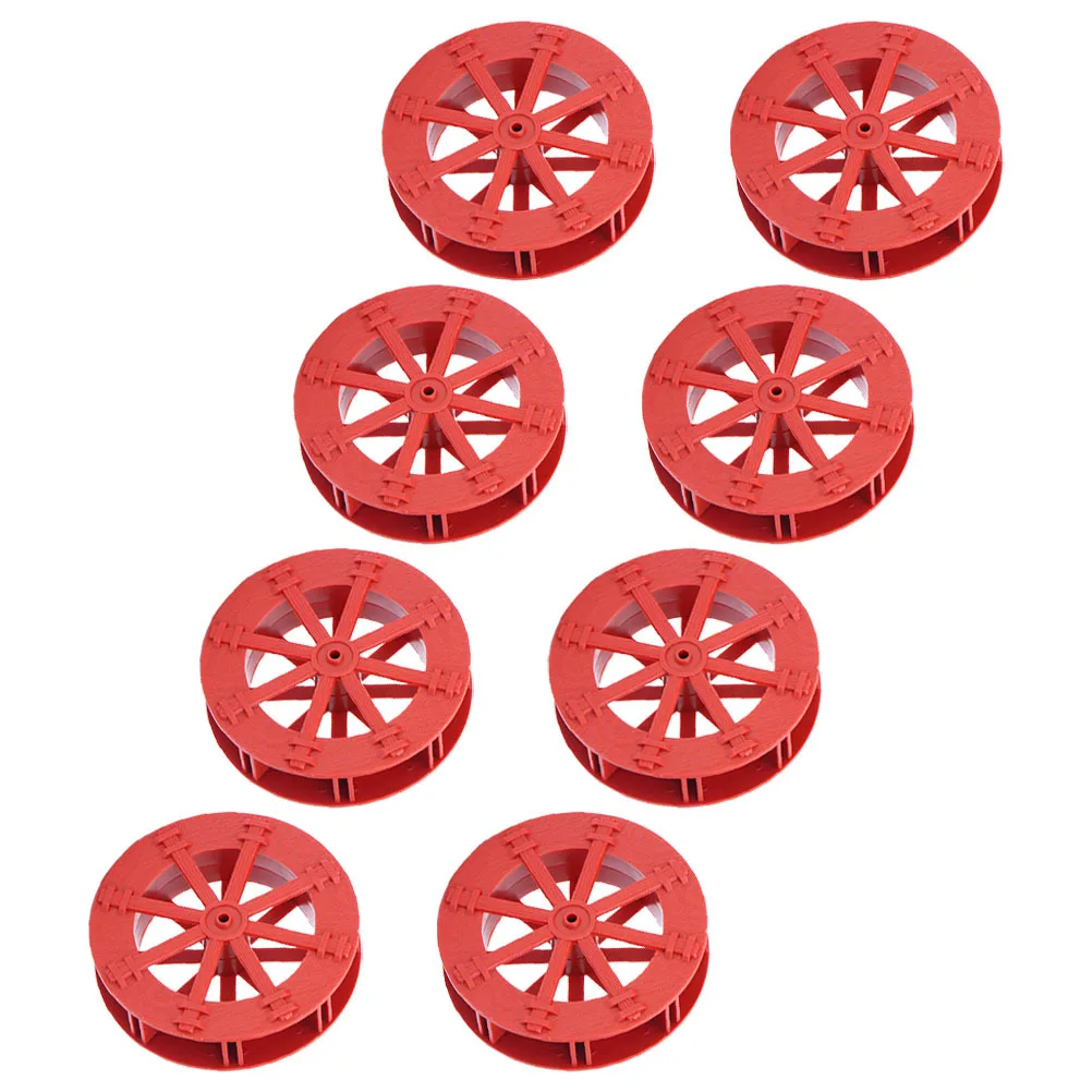 8 قطعة استبدال نافورة عجلة المياه لخزان الأسماك حوض السمك لتقوم بها بنفسك ديكور سطح المكتب ، عجلة المناظر الطبيعية الصغيرة ، عجلة الجنينة الاصطناعية ،