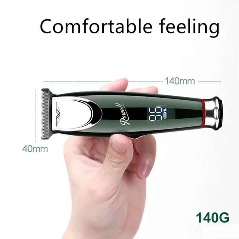 Hair Clipper Mini Professional Hair Trimmer Men Beard Electric Hair Clippers Haircut Machine 0mm Steel Blade Hair Cutting Tool