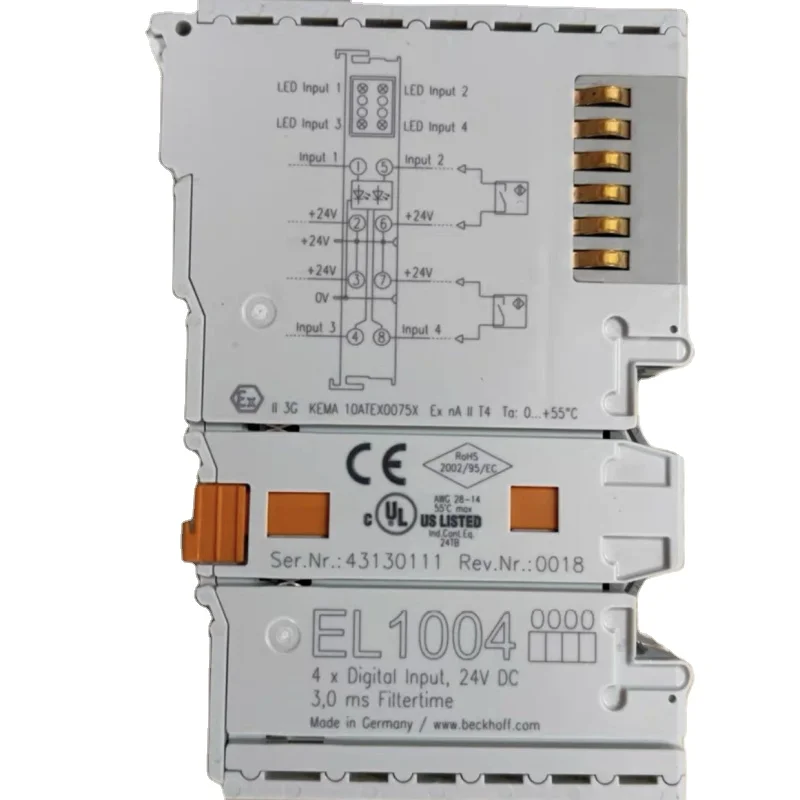 

BECKH OFF EL1004 EL2004 I/O Series Input Output Bus Terminals PLC Module New And Original