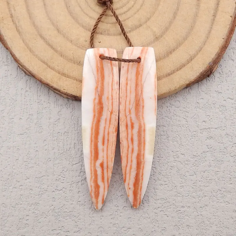 Natural Pork Stone Earring Beads for Women, Gemstone Earrings Set Wholesale for Jewelry Making