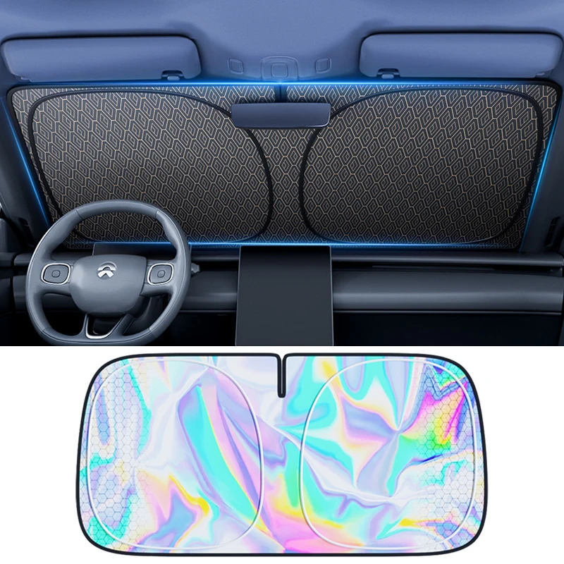 TazerApex Upgraded Windshield Sun Shade for Car Thicken Heat Insulation Cooling Sunshade UV-Reflective Sun Protection Cover