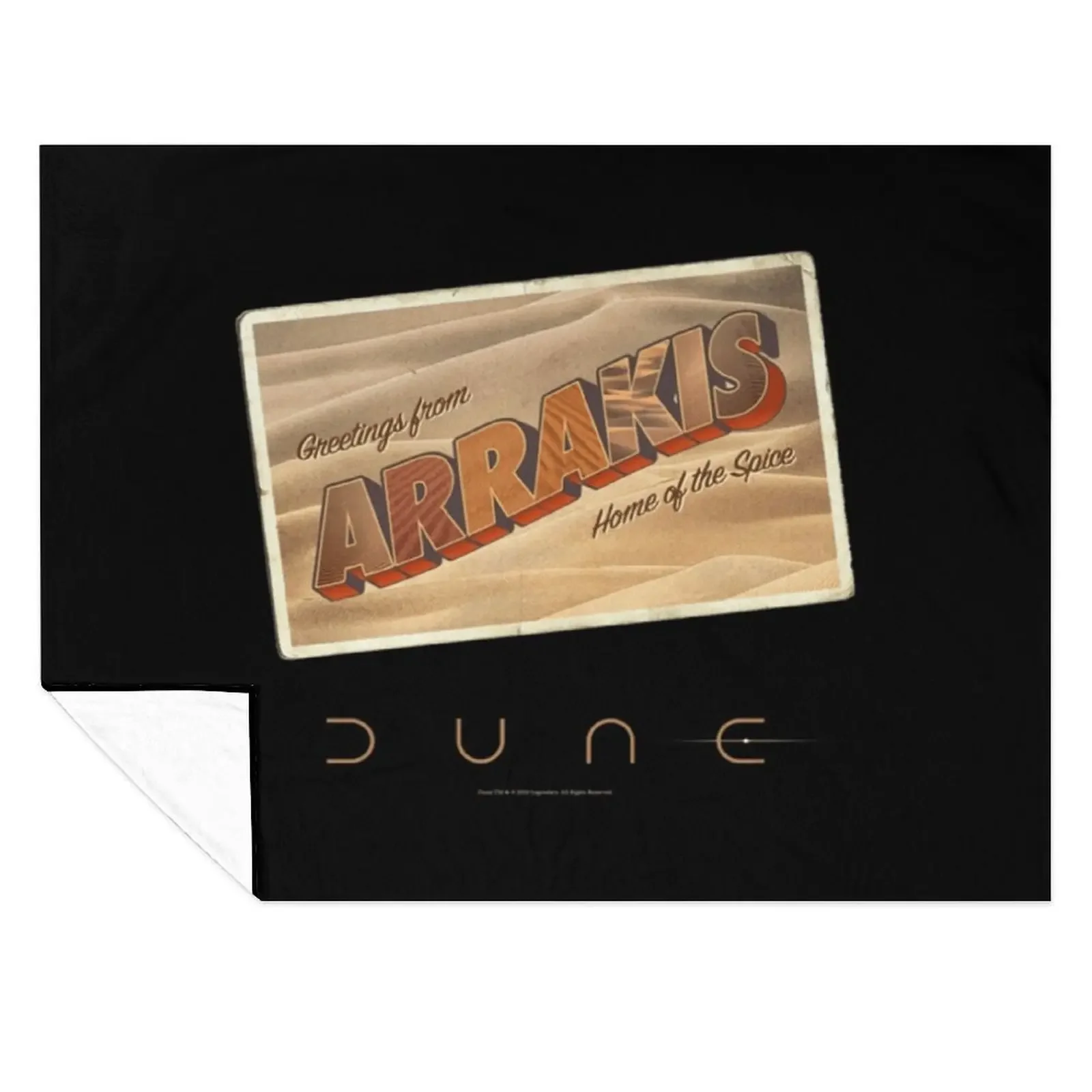 

Greetings from Arrakis, home of the spice Classic Throw Blanket For Decorative Sofa Soft Plush Plaid Bed Hairy Blankets