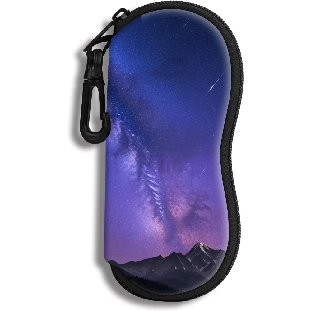 

Sunglasses Soft Case Ultra Light Neoprene Zipper Eyeglass Case With Belt Clip