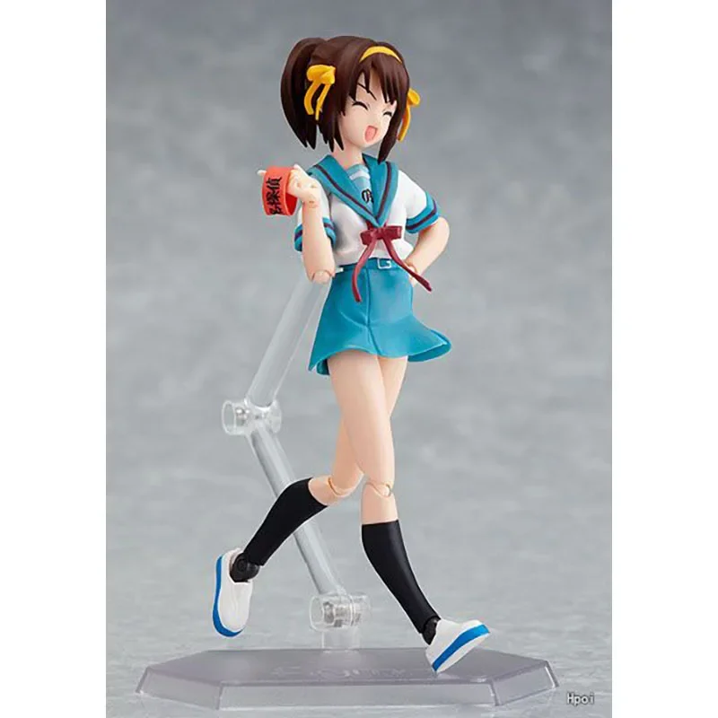 Max Factory Figma 034 Suzumiya Haruhi The Melancholy of Haruhi Suzumiya 2009 Summer Clothes Ver Action Collectible Model Toys