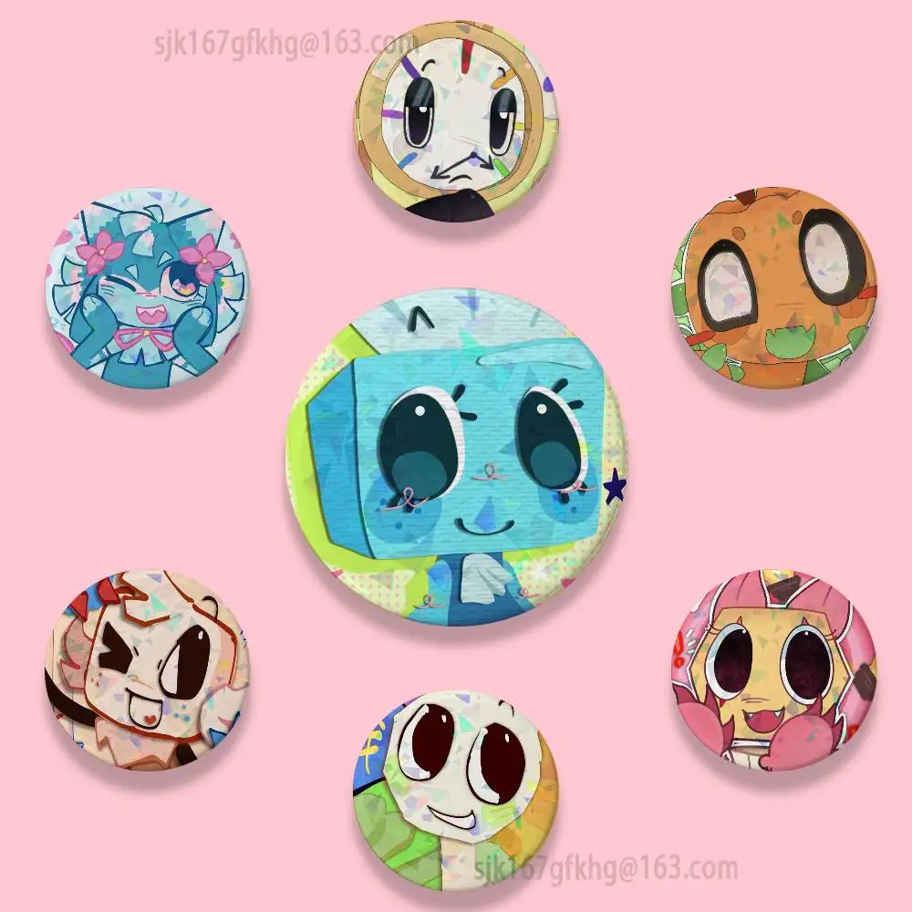 

Dandys World Sprout Cartoon Badge Stage Brooches on Backpack Clothes Handmade Round Enamel Pins for Jewelry Gift Bag Accessory