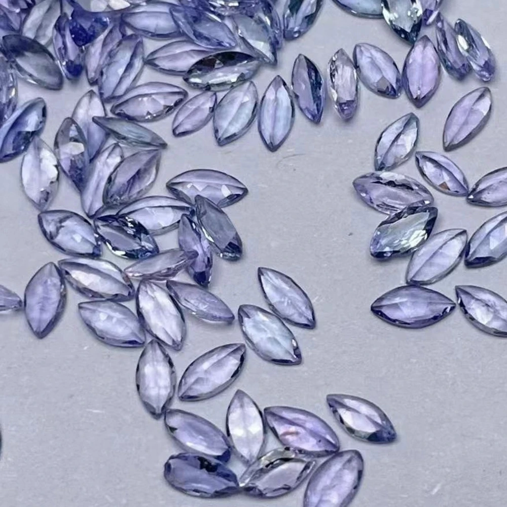 10pcs Marquise Cut 2x4-3x6mm Tanzanite Stone