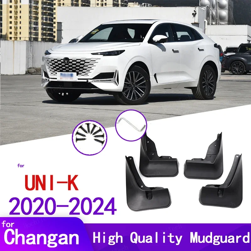 

Mudflaps Splash Guards Mud Flap Front Rear Mudguards Fender Mud Flaps for Changan UNI-K UNIK 2020-2023