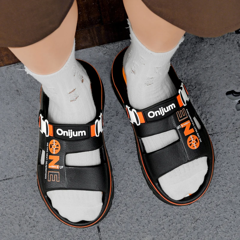 Sommer-Herrenpantoffeln Outdoor-Sandalen Strand Bequeme EVA-Soft-Slides Clogs Lässige Gartenschuhe Herren Damen Indoor-Hausschuhe – Detail 8