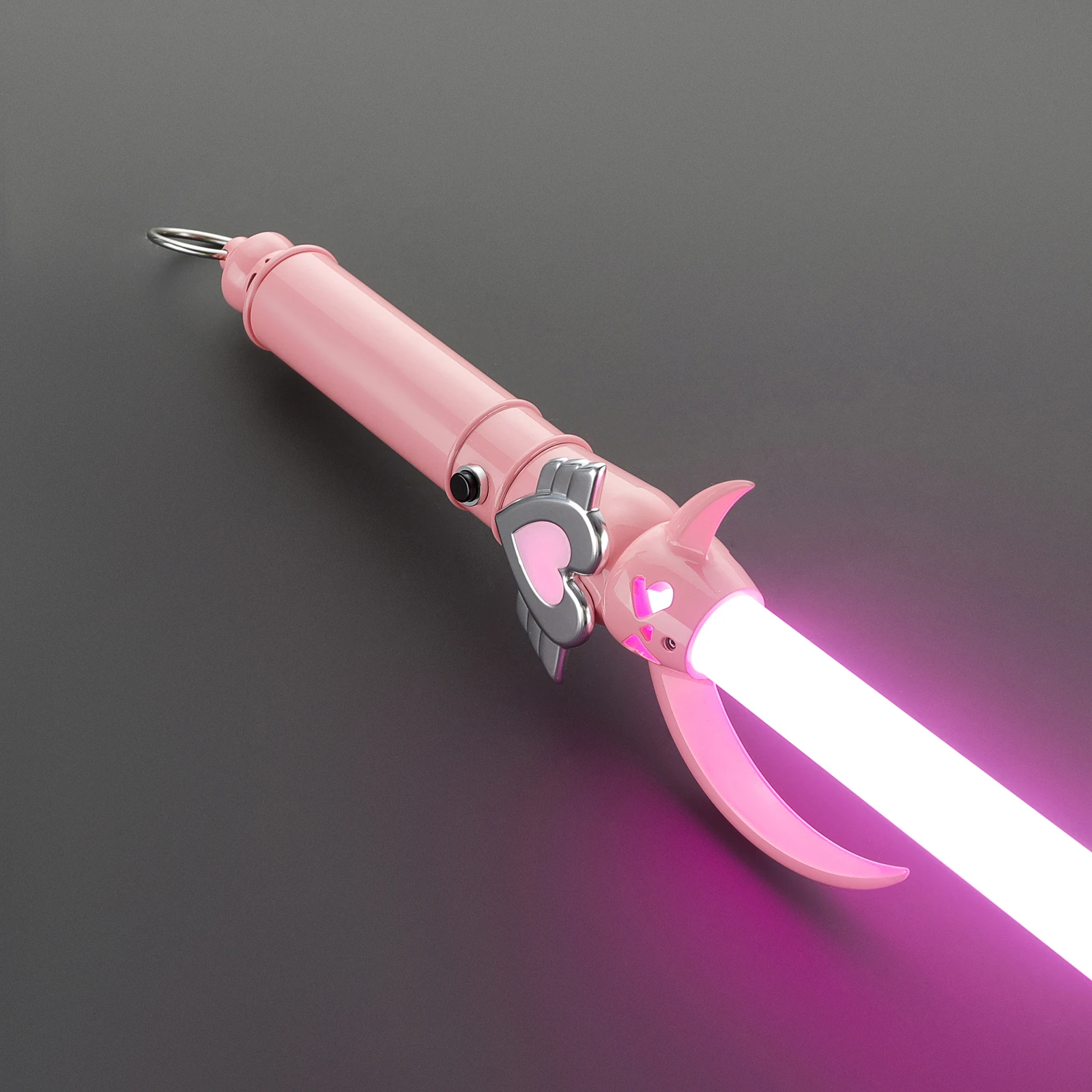 DamienSaber Sailor Moon Lightsaber Metal Hilt Force Heavy Dueling Light Sabre لون لا نهائي يتغير مع 34 خطًا صوتًا