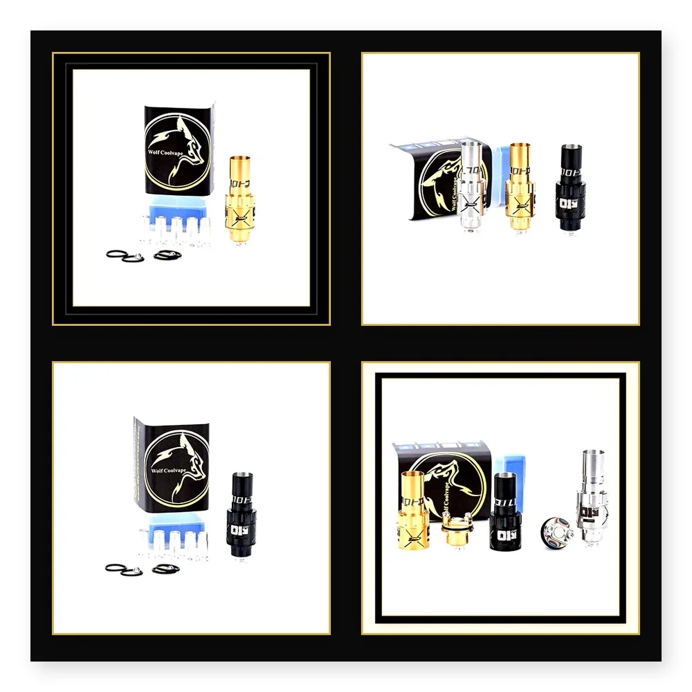 Wolfcoolvape Protocol Ridge RBA Bridge for Billet Boro Mod with WICKD XO Tank - Rebuildable Atomizer Accessory