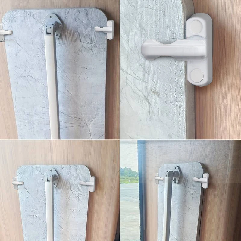 Folding Outdoor Table Board Hook For Caravan Table Clamp T-Shaped Locking Clip Durable ABS Table Card Buckle Camper Accessories