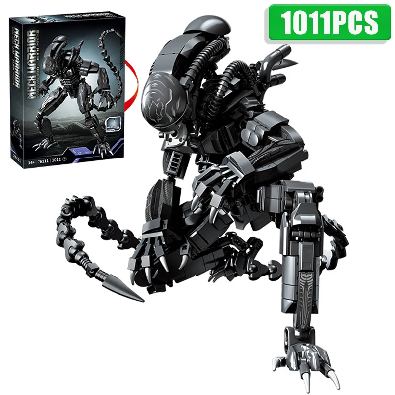 

Creative Expert Alien Figures Monster Mecha Building Blocks Alien Beast Action Figures Assemble Bricks Collection Toys Boys Gift