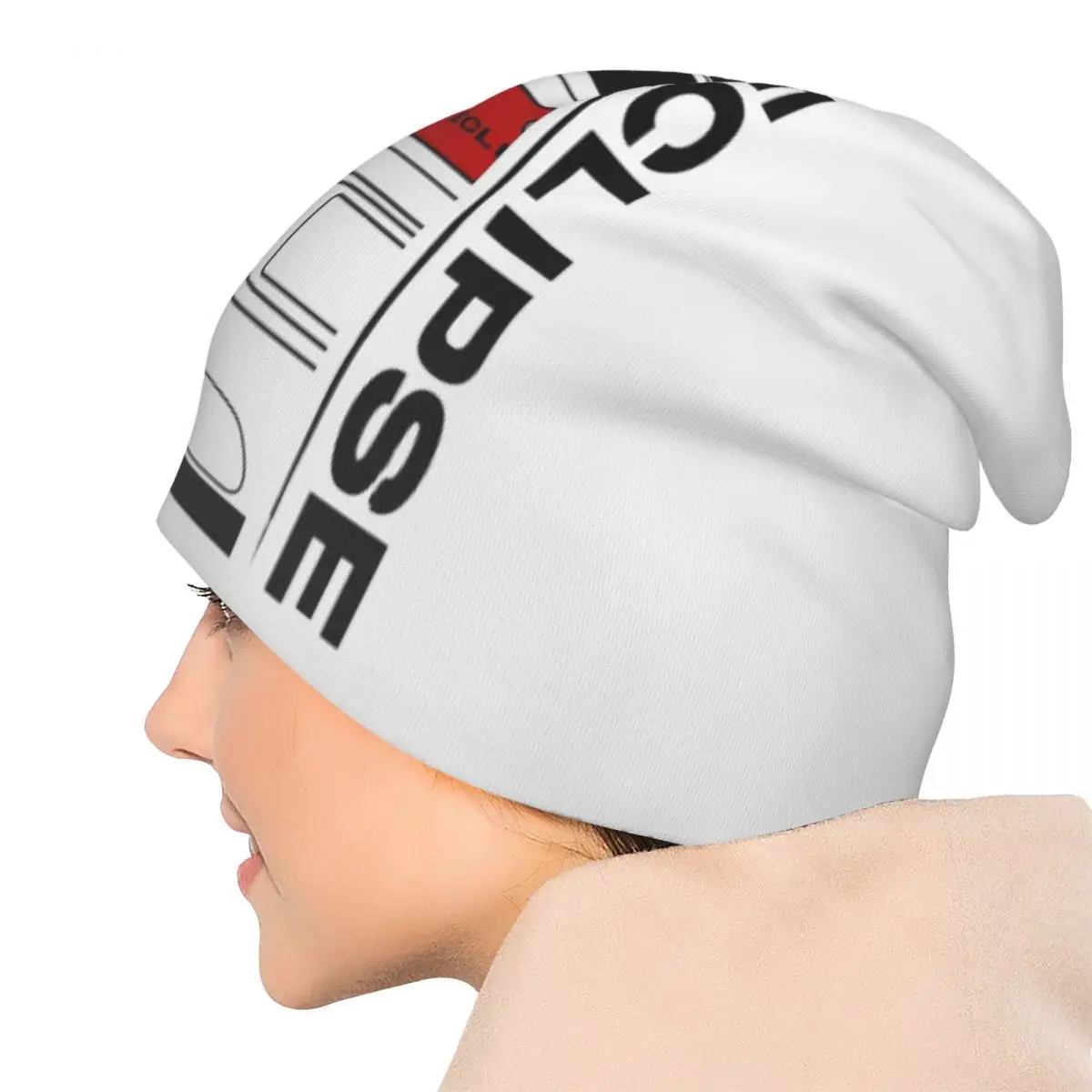 الكسوف 2 جرام DSM الأحمر الرجال النساء الكبار بيني قبعات محبوك بونيه قبعة دافئة الهيب هوب الخريف الشتاء في الهواء الطلق Skullies القبعات