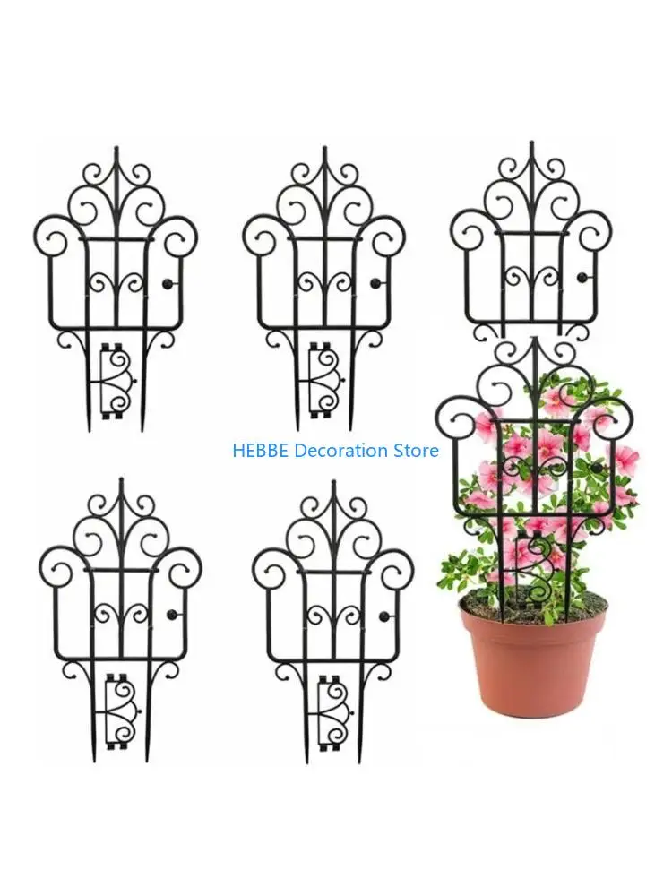 B0KC Plant Support Trellis, Plastic Plant Stake, Garden Plant Support for Flowers