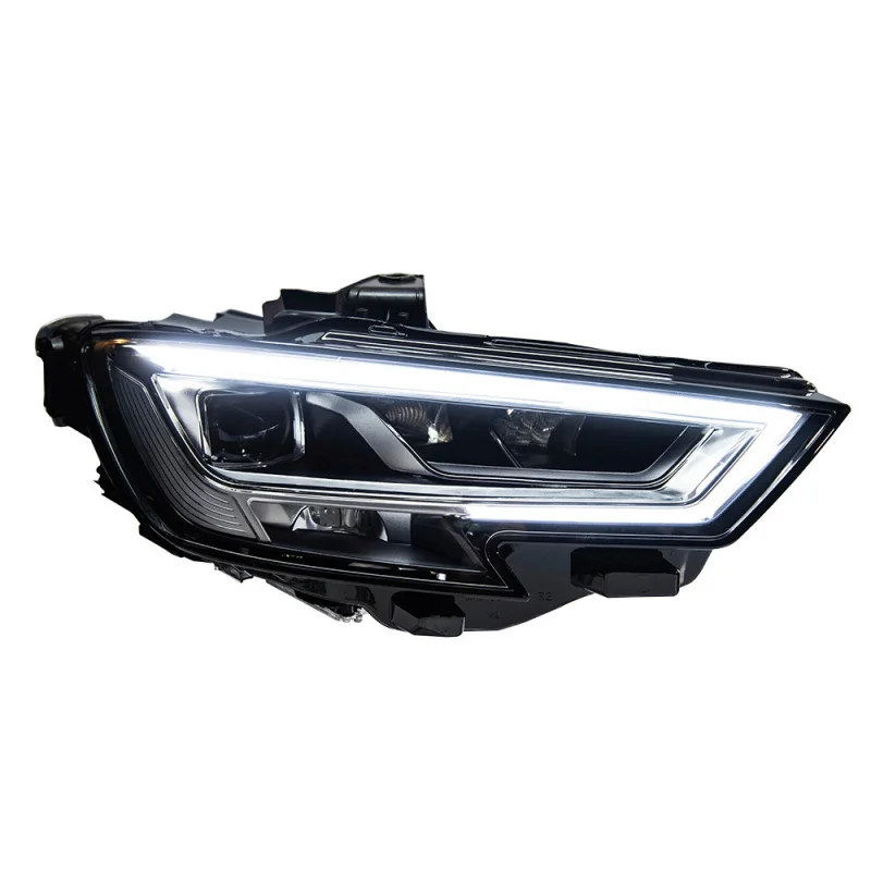 

Suitable for 13-20 Model Audi A3 Front Light Assembly Low Raised Modified High Version; LED Daytime Run