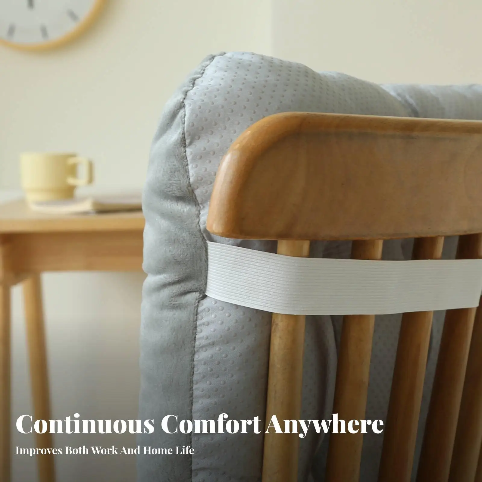 Office Seat Cushion Ergonomic Chair Pad Thick Backrest Pillow for Computer Chair or Dining Chair Use