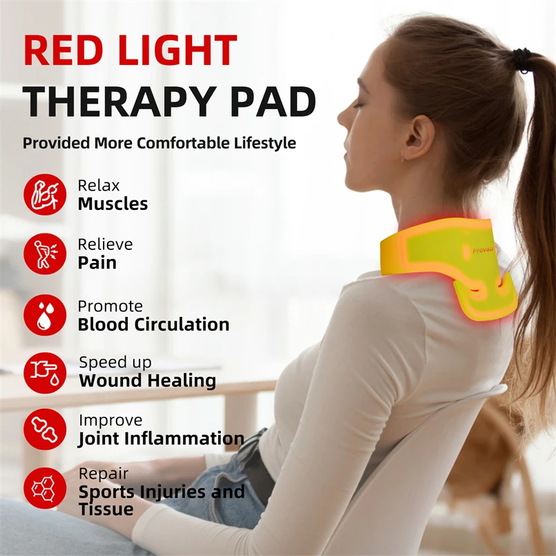 

Food Grade Silicone Infrared Belt for Belly Fat NIR Light Therapy Devices Red Light Therapy for Legs Relieve Pain Reduce Fatigue