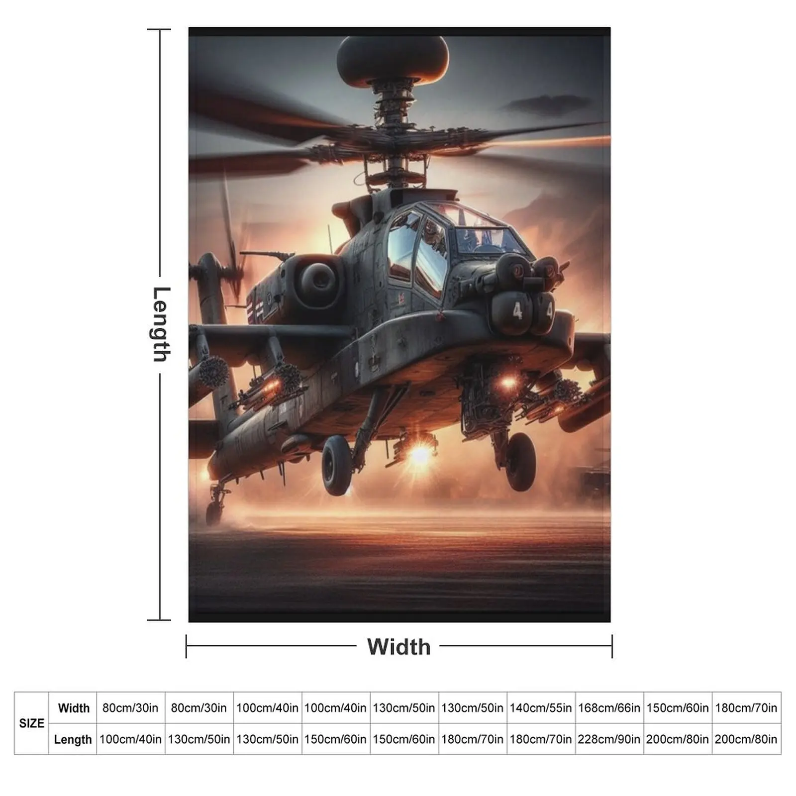 Combat helicopter #4 Throw Blanket Single bed plaid Shaggy Luxury St Hairys for babies Blankets
