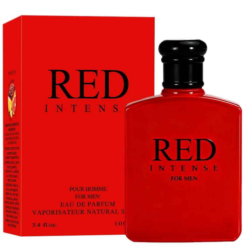 RED CHARM Eau de Parfum Spray 3.4 Ounce / 100 Ml Multi-Layered Fragrance Aromatic Fragrance for Men Men's EDP Perfumes Fruit