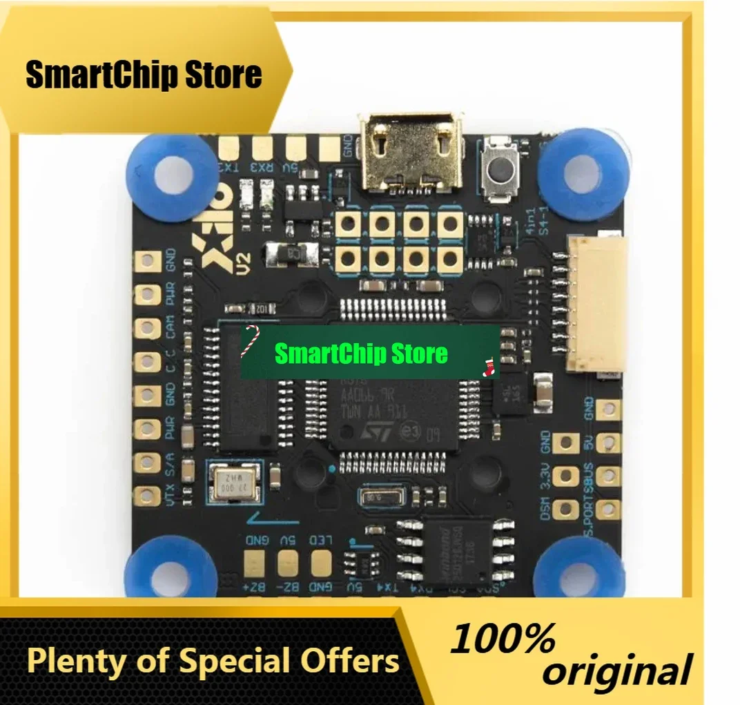 SmCpXILO Stax V2 Combo - F4 FC + F4 45A 32 3-6S 4-in-1 ESC SpeedyBee F405 V3 FPV Stack For FPV Freestyle Drone Model
