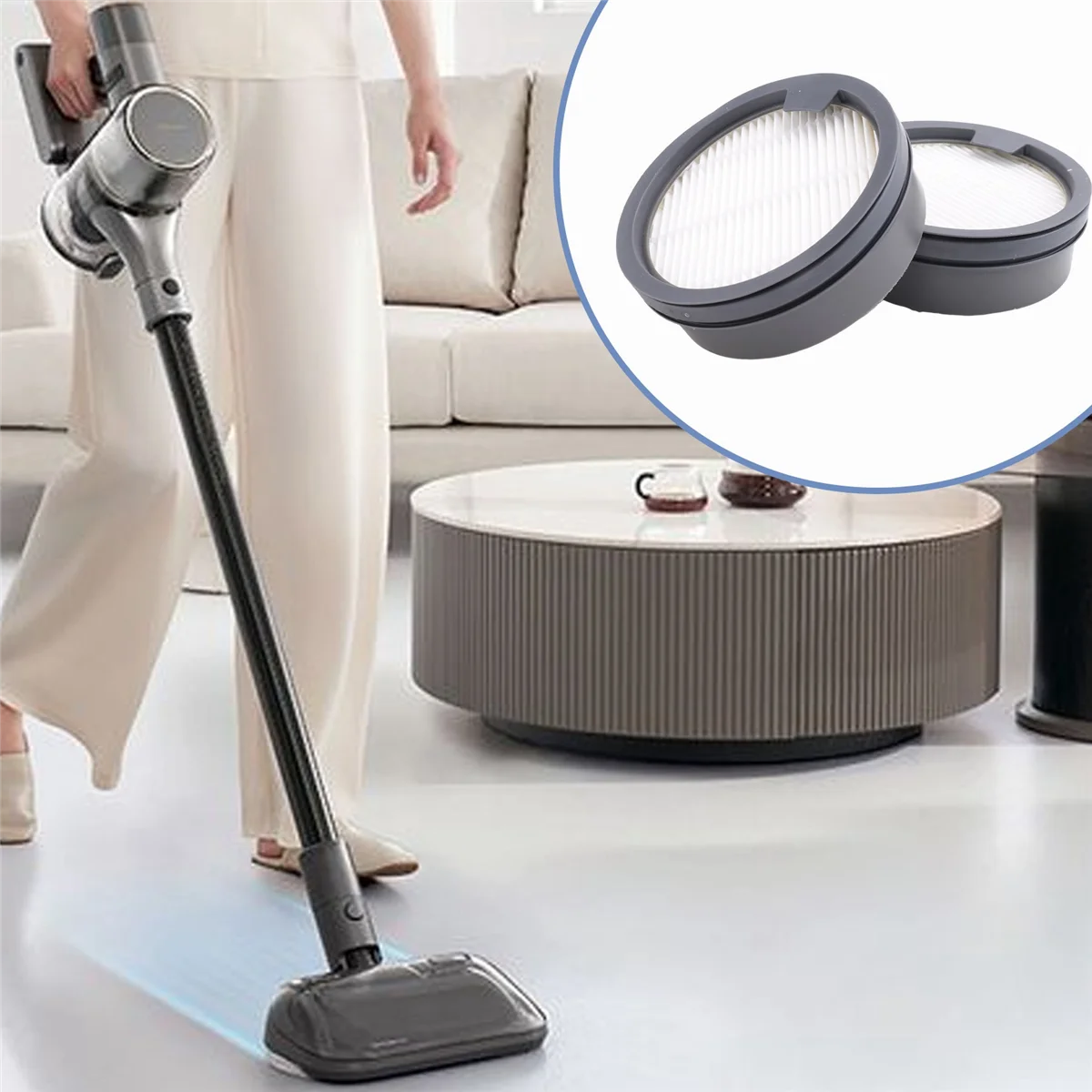 A01M Suitable for Dreame Vacuum Cleaner Accessories M12/M13 Roller Brush Filter Elements B