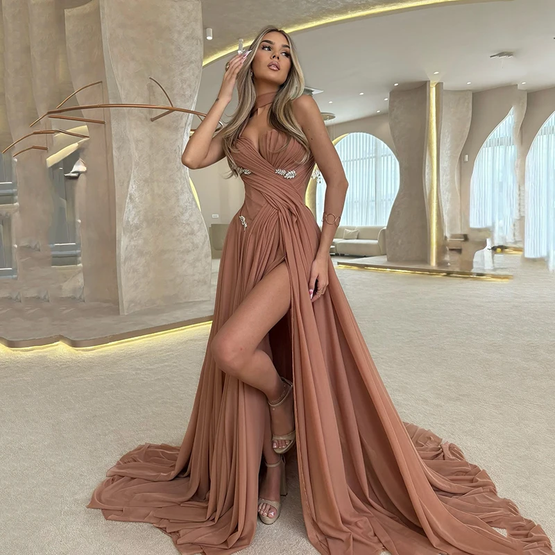 

Thinyfull 2026 Long Prom Evening Dresses Sexy A-Line Sweetheart Saudi Arabia Party Dress Women Cocktail Prom Gowns Customized