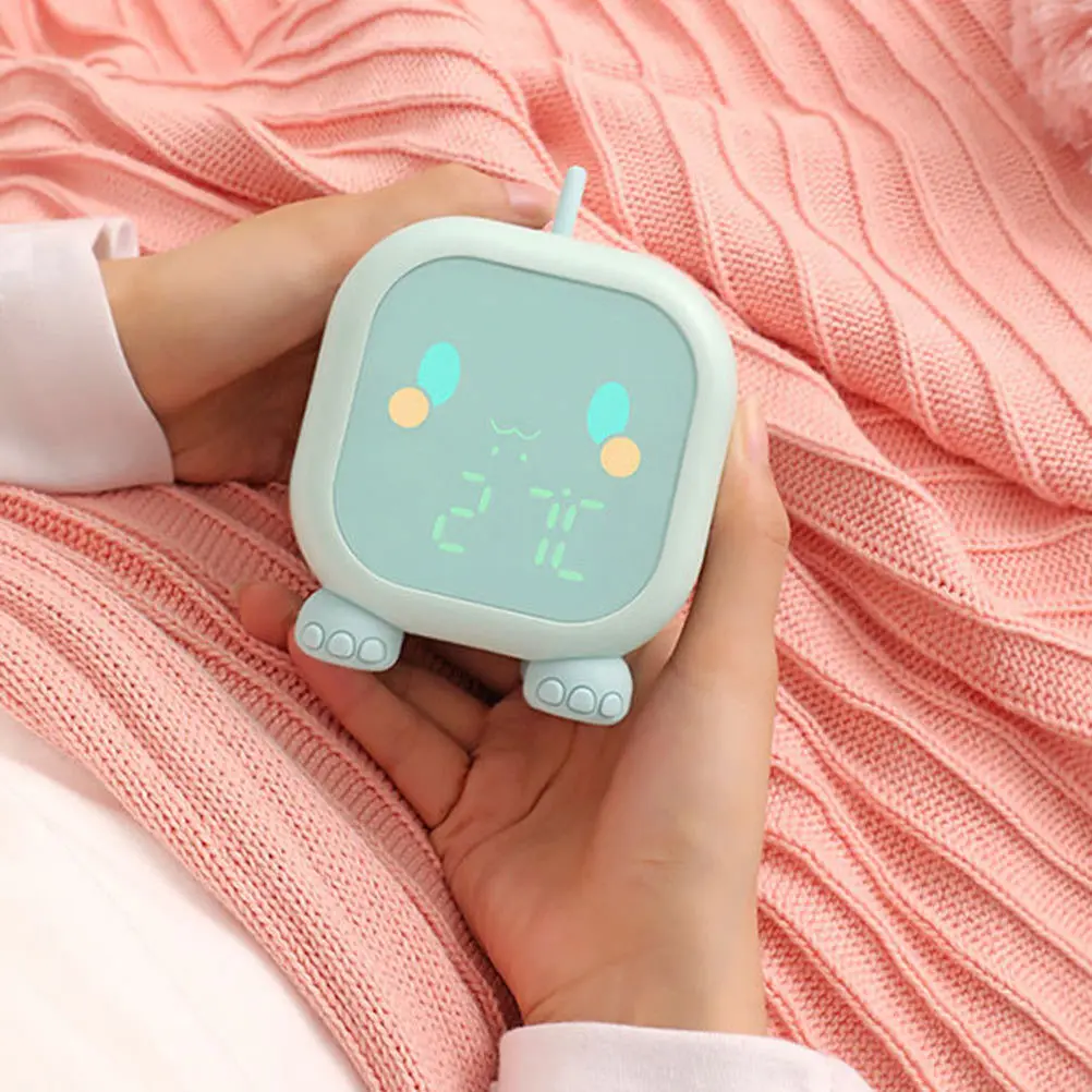 

1pc Cartoon Silicone Lamp Usb Alarm Clock Digital Bedside Led Night Light Decorative Desktop Clock For Bedroom Home Gift
