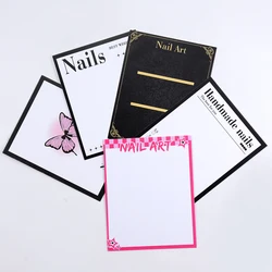 20Pcs 10*8cm Nail Cardboards Nail Art Display Card Manicure Photo Prop Show Card Nailfie Disc Press-on Nails Salon Accessory