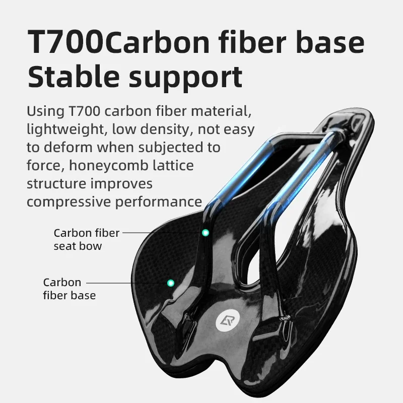 Bicycle 3D Printing Saddle Carbon Saddle Road Bicycle Comfortable Cushion Factory Bike 3D printed Seat Saddle