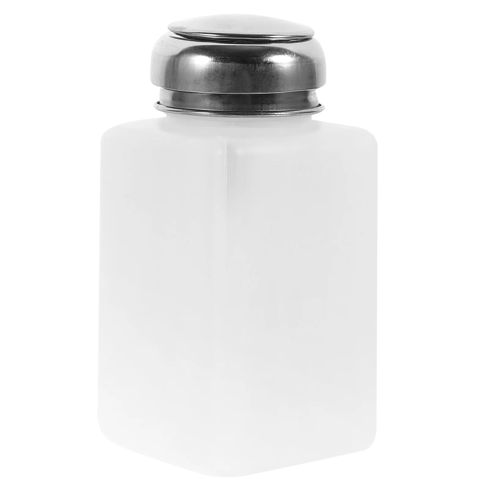 200Ml Lege Pomp Dispenser Fles Hervulbare Druk Down Dispenser Voor Nail Art Remover Alcohol Vloeistoffen Draagbare