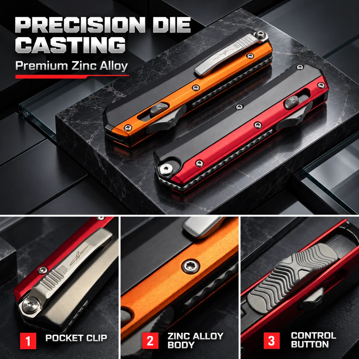 Präzisions-Universalmesser mit – Edc Carry Pocket Knife Bewertung und Preis