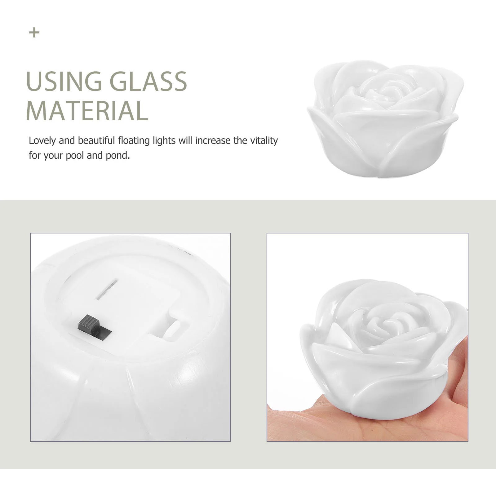 

Lamp Artificial Lantern Rose Valentines Led Tea Light Decorations for Bedroom Wedding