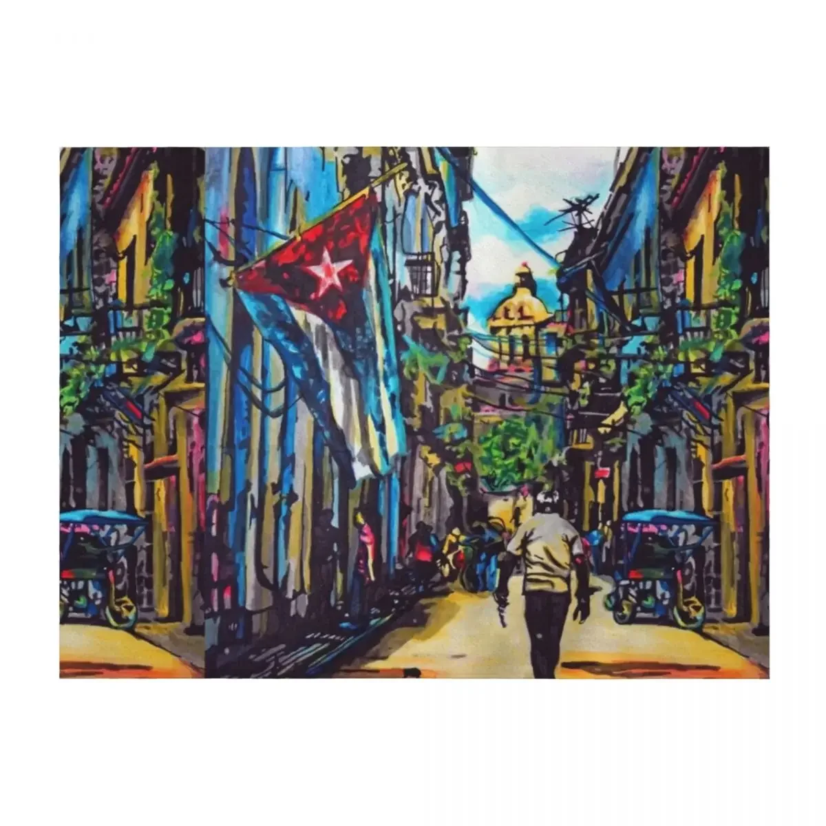 

Havana, Cuba No. 2 Throw Blanket Heavy Bed Softest Blankets For Sofas Blankets