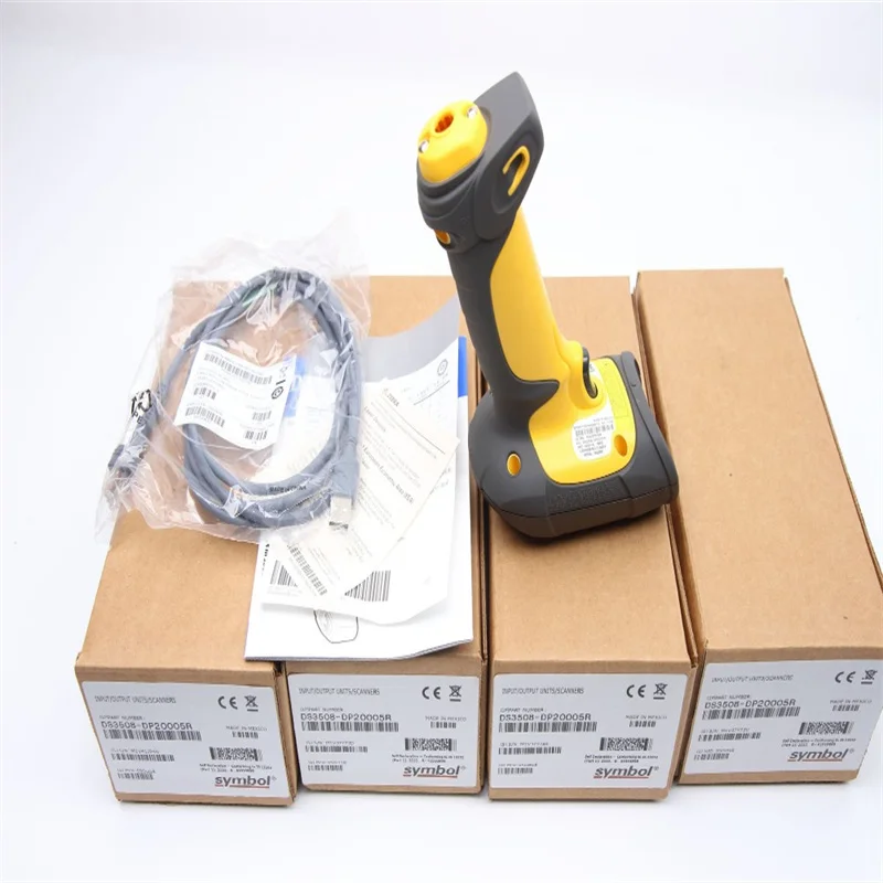 Symbol-escáner Digital inalámbrico DS3578SR, resistente, 2D, con Bluetooth integrado, incluye cuna y cable USB, código de barras, almacén