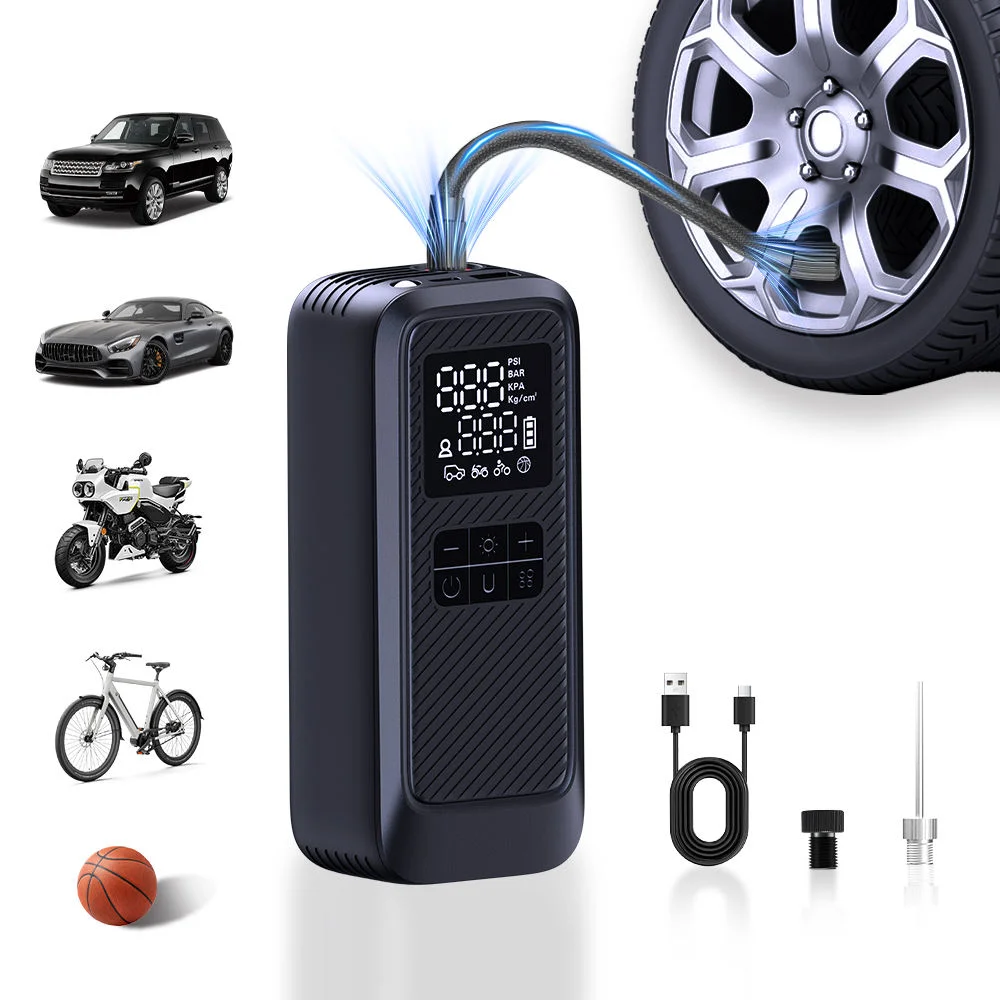 

NEWO LP17-A Cordless Tire Inflator With 5 Preset Modes, 150PSI Portable Air Pump For Car, Bike & Ball