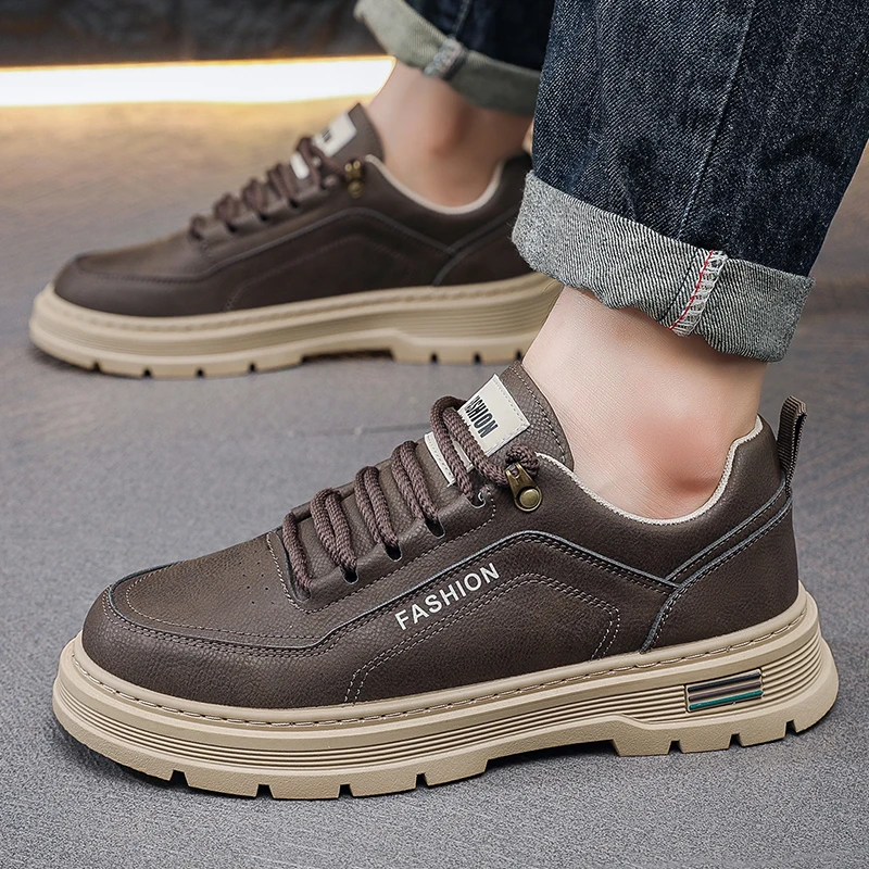 

Casual men's shoes, thick-soled popular elevator style, men's sports boots