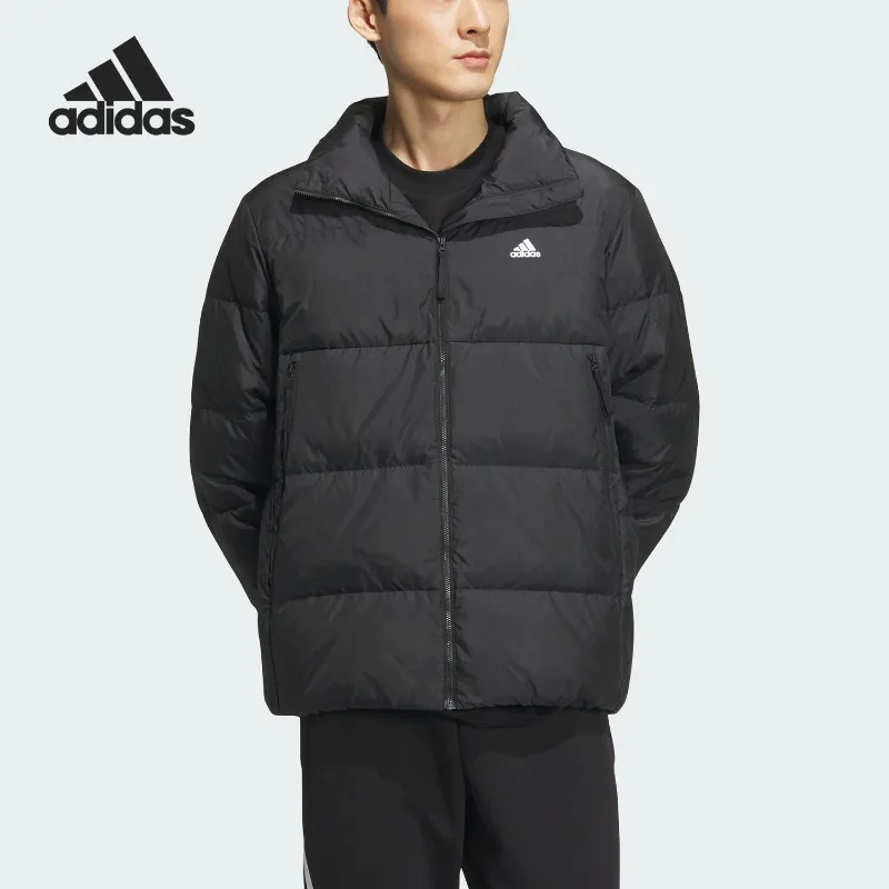 Adidas Sports and Leisure New Men's Classic Stand-up Collar Warm Down Jacket IT8727